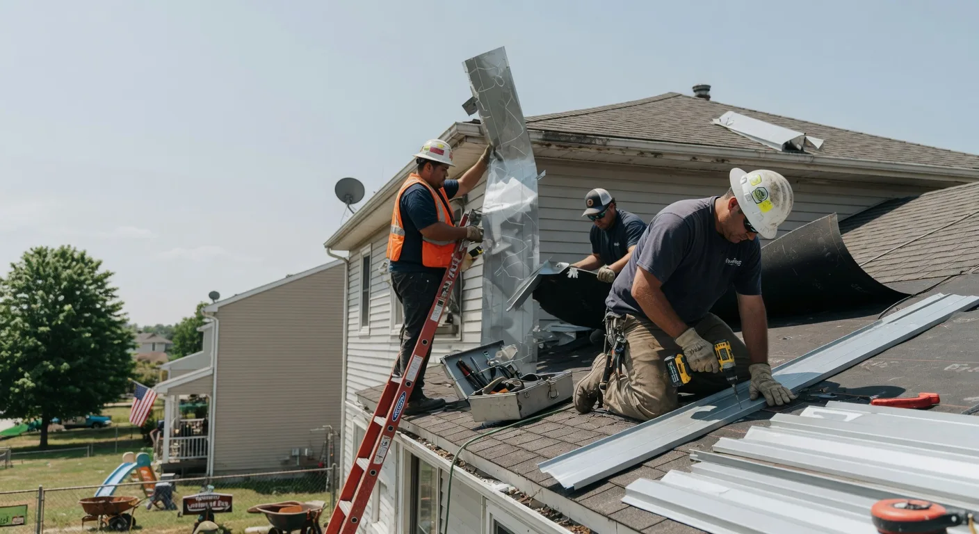Storm Damage Metal Roof Repair in Bath Springs, TN